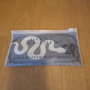 The Bookish Box Jewelry Hook Wall Serpent - Gray